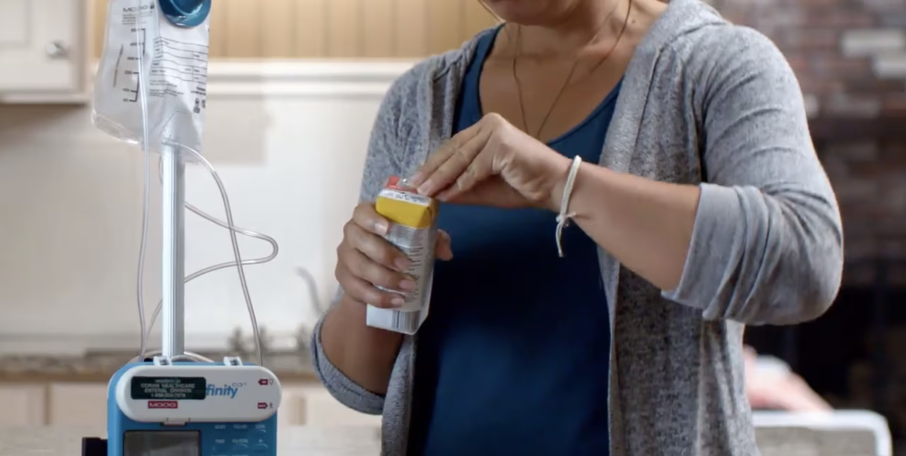 Coram — Instructional Videos - Infinity pump for tube feeding